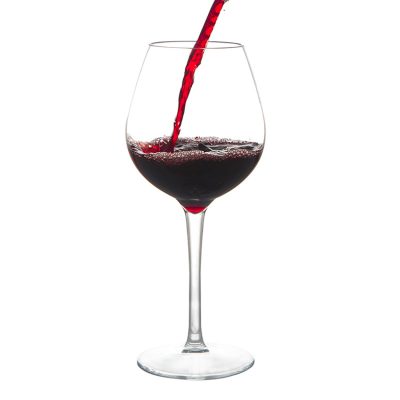 Clear durable glassware wine glass (5)