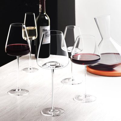 Collection grade handmade red wine glass (1)