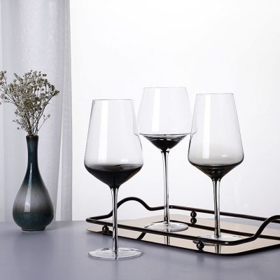 Creative unique modern style red wine glasses (5)