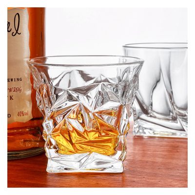 Crystal design vodka liquor whiskey glass (4)
