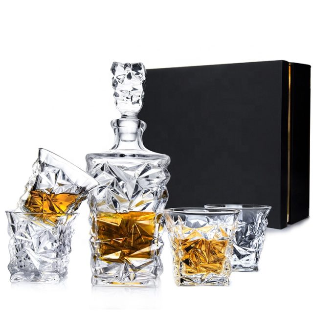 Customized logo style modern whiskey glasses (6)