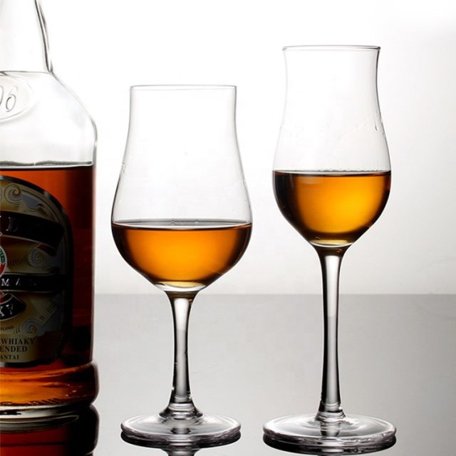 Customized stemmed whiskey tasting cognac glass (2)