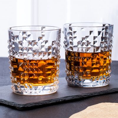 Diamond whiskey glasses for vodka cocktail (3)