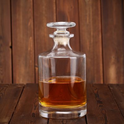 Factory wholesale 1l glass whiskey bottle (1)