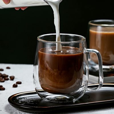 Good quality eco-friendly glass mug (3)