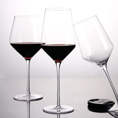 Hand made mouth blown wine glass (5)