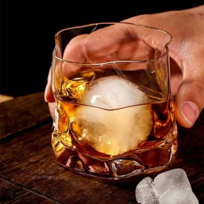 Handmade transparent wine whiskey glass (1)