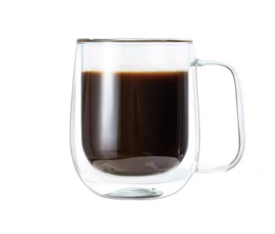 High quality heat resisting glass mug (2)