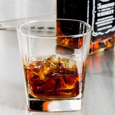 Low price square whisky rocks glasses (6)