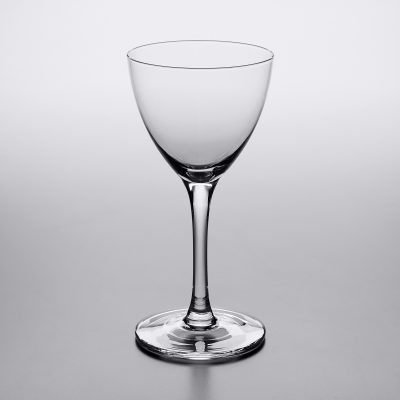 Small plain vintage coupe cocktail glasses (5)