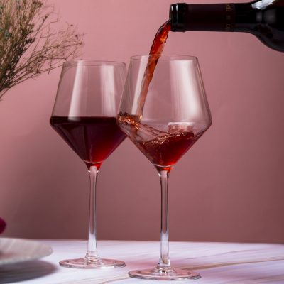 Transparent lead free high quality wine glass (3)