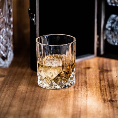 Unique modern rocks lead whiskey glasses (6)