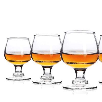 Unique short stem whisky tasting glass (2)