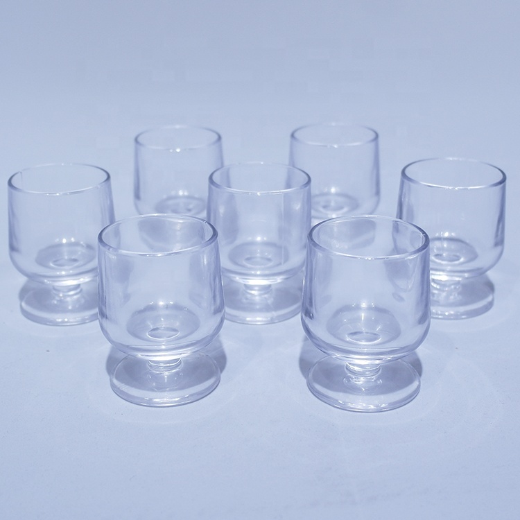 Unique short stem whisky tasting glass