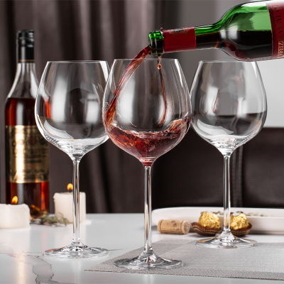 Wholesale burgundy drinking lead f wine glasses (5)