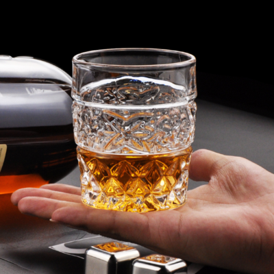 Wholesale engraved square whisky glasses (4)